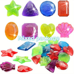 Colorful Diving Gem Pool Toys for Outdoor Summer Fun