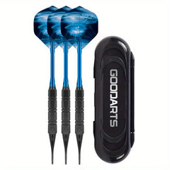 3 Pack Electronic Soft Dart Needle Darts Set, 6 Line Pattern Road Toys