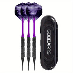 3 Pack Electronic Soft Dart Needle Darts Set, 6 Line Pattern Road Toys