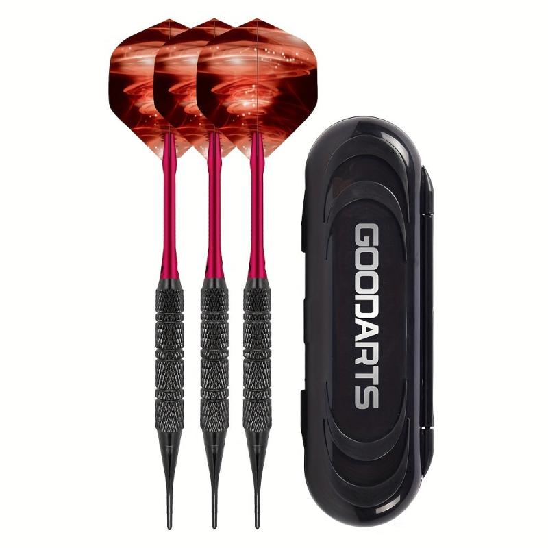 3 Pack Electronic Soft Dart Needle Darts Set, 6 Line Pattern Road Toys