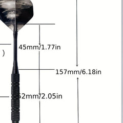 3 Pack Electronic Soft Dart Needle Darts Set, 6 Line Pattern Road Toys
