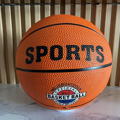 Rubber Ball No 7 Students' Basketball Training Camp Wear-resistant