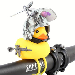 Little Yellow Duck Helmet Set with Dragonfly Light