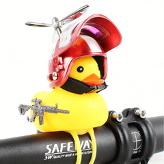 Little Yellow Duck Helmet Set with Dragonfly Light