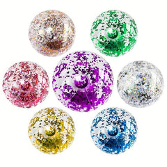 Glitter Ball Water Play Toy Inflatable Sequins Beach Ball