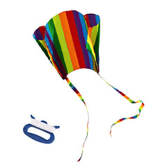 Rainbow Small Pocket Kite Colorful Children's Kite 30m Line