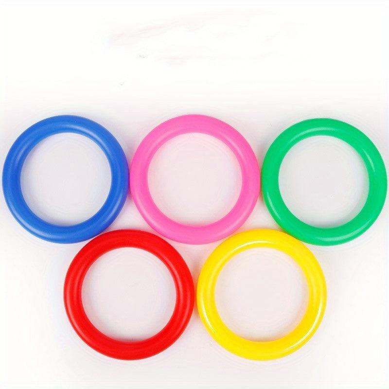Colorful Parent Child Throwing Ring Set for Indoor & Outdoor Play