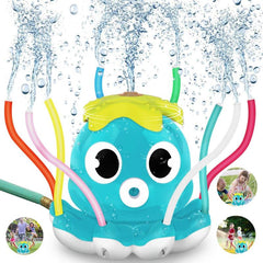 Octopus Water Spray Toy 8 Wiggle Tubes for Kids & Toddlers