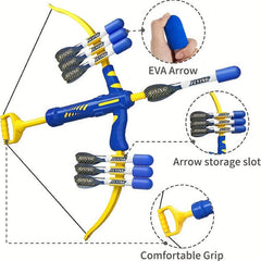 Kids Bow and Arrow Set for Ages 2-4 Range 10 Arrows 2 Archers 20 Foam Darts