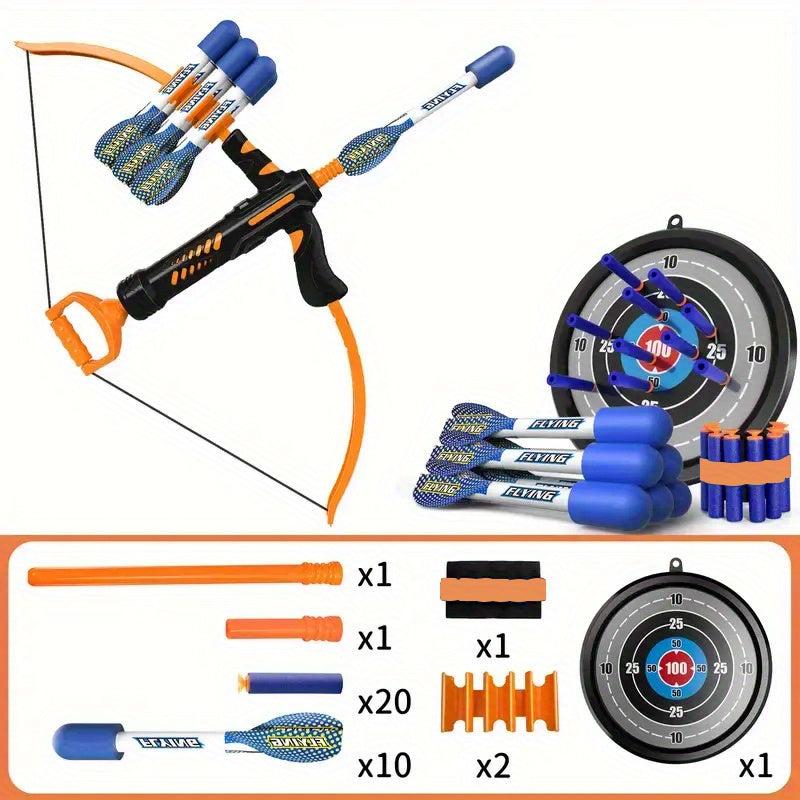 Kids Bow and Arrow Set for Ages 2-4 Range 10 Arrows 2 Archers 20 Foam Darts