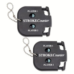 Golf Score Indicator 2 Player Stroke Counter Handheld Scorer Mini Digits Square