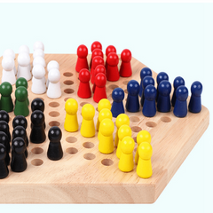 Chinese Classical Chess Games Children's Wooden Checkers And Chess