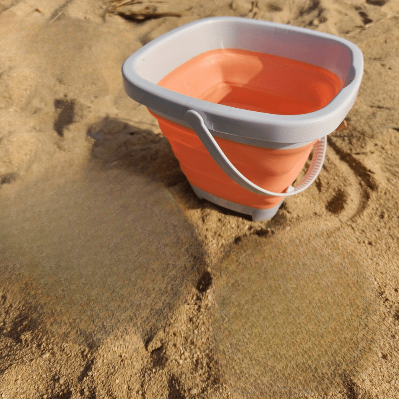 Beach Sand Toys Set Foldable Bucket Bath Toys For Kids Morandi