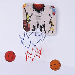 Small Basketball Trainer Indoor Needle Hole Hanging Suction Cup Basket