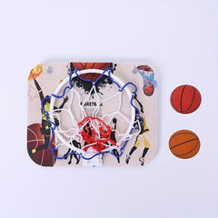 Small Basketball Trainer Indoor Needle Hole Hanging Suction Cup Basket