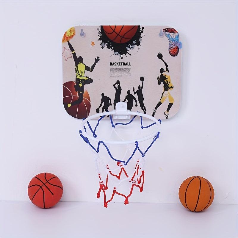 Small Basketball Trainer Indoor Needle Hole Hanging Suction Cup Basket