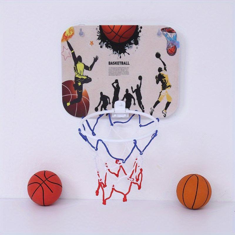 Small Basketball Trainer Indoor Needle Hole Hanging Suction Cup Basket