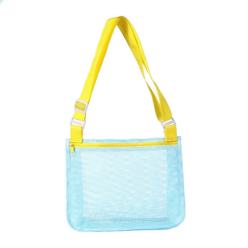 Kids Beach Toy Mesh Bag Seashell Tote for Shells & Toys