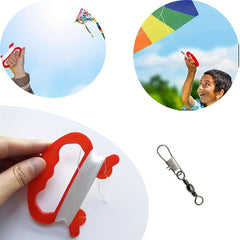 3 Pack 97m Children Kite Reel with Connectors & Line Handle