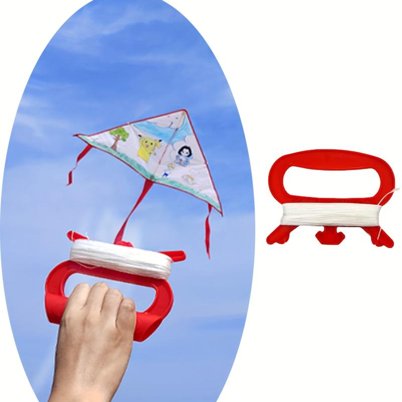 3 Pack 97m Children Kite Reel with Connectors & Line Handle