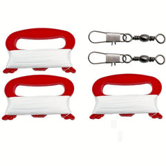 3 Pack 97m Children Kite Reel with Connectors & Line Handle