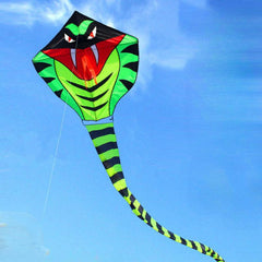 Long Snake Kite Bamboo Leaf Green Adult Net Red Easy To Fly Kite