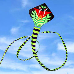 Long Snake Kite Bamboo Leaf Green Adult Net Red Easy To Fly Kite