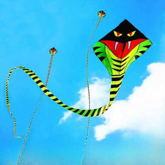Long Snake Kite Bamboo Leaf Green Adult Net Red Easy To Fly Kite