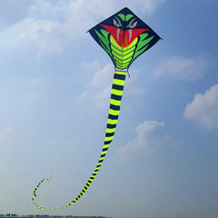 Long Snake Kite Bamboo Leaf Green Adult Net Red Easy To Fly Kite
