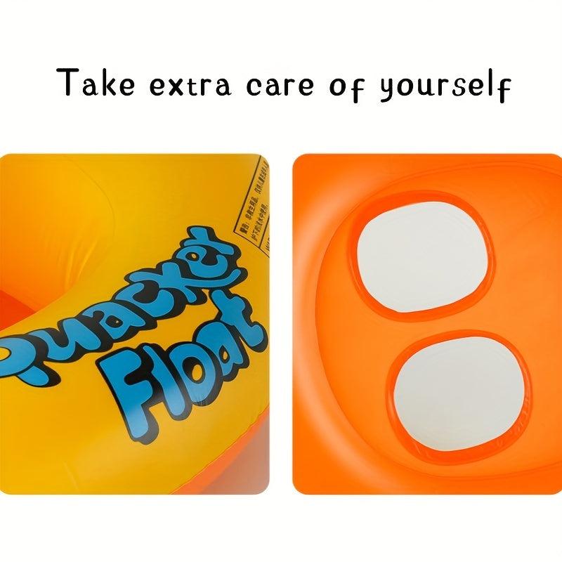 Baby Inflatable Yellow Duck Yacht Swimming Ring