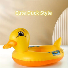Baby Inflatable Yellow Duck Yacht Swimming Ring