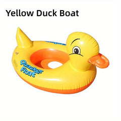 Baby Inflatable Yellow Duck Yacht Swimming Ring