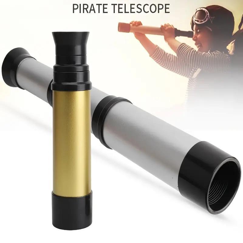 Pirate Binoculars For Kids HD Retractable Binoculars For Kindergarten Outdoor