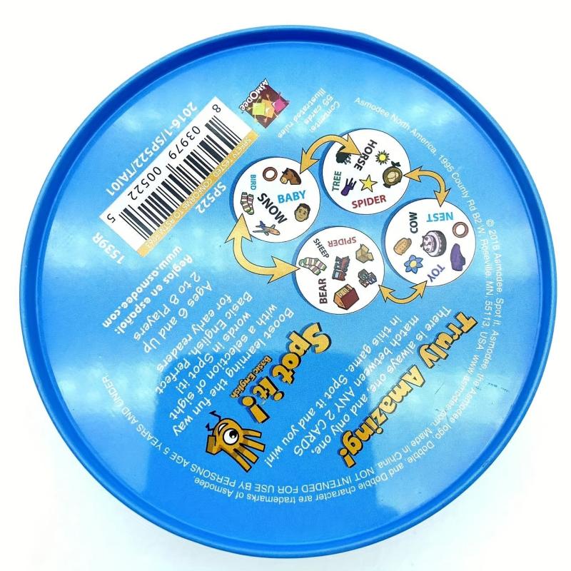 Spot It Game Basic English Party Game Family Gathering Board Game