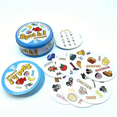 Spot It Game Basic English Party Game Family Gathering Board Game