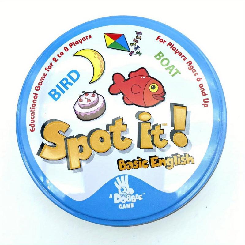 Spot It Game Basic English Party Game Family Gathering Board Game