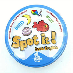 Spot It Game Basic English Party Game Family Gathering Board Game