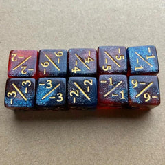 Star Sky Math Puzzle Dice - Addition & Subtraction