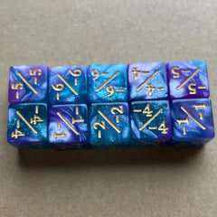 Star Sky Math Puzzle Dice - Addition & Subtraction