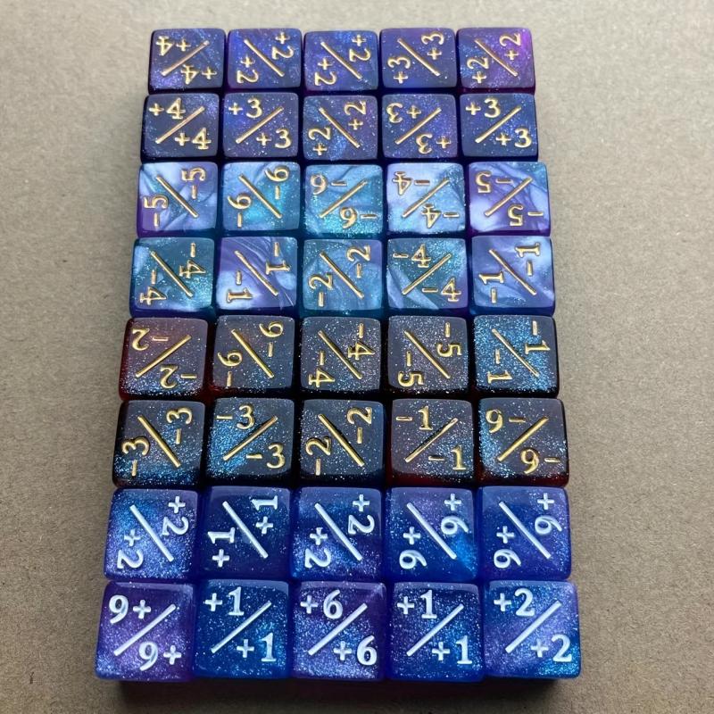 Star Sky Math Puzzle Dice - Addition & Subtraction