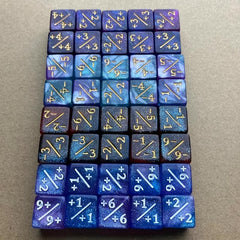 Star Sky Math Puzzle Dice - Addition & Subtraction