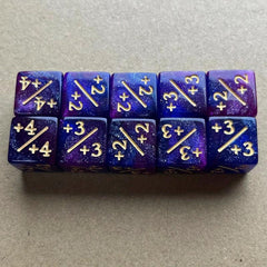 Star Sky Math Puzzle Dice - Addition & Subtraction