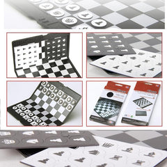 Portable Magnetic Chess Set Thin & Foldable