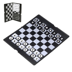 Portable Magnetic Chess Set Thin & Foldable