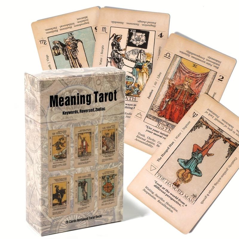 Beginner Tarot Cards Deck Learn Tarot 78 Cards