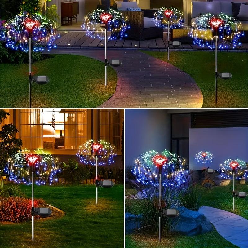 Solar Flower Light DIY Decoration Waterproof Garden Light