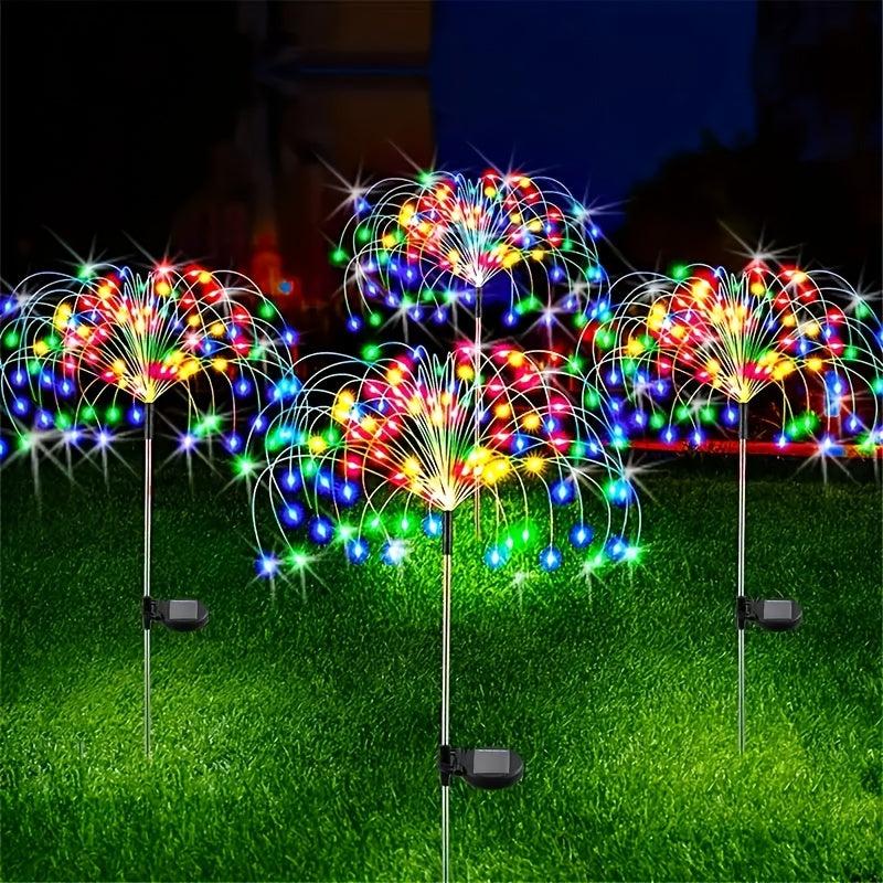 Solar Flower Light DIY Decoration Waterproof Garden Light