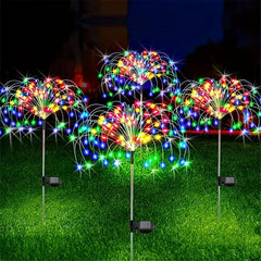 Solar Flower Light DIY Decoration Waterproof Garden Light