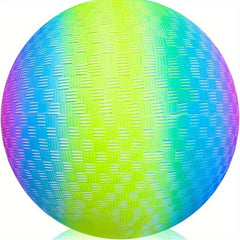 Rainbow Playground Ball For Kids Bouncy 22 86 Cm Kick Ball