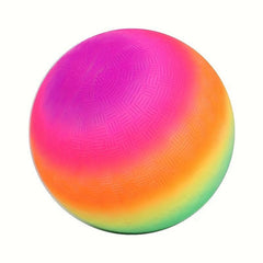 Rainbow Playground Ball Set - 6 9 Inch Kickballs for Kids & Adults